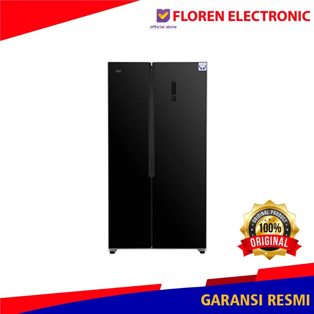 GEA kulkas side by side G2D 472R G2D472R G2D-472 R Black