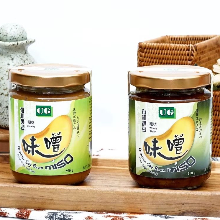 

UG Organic Soy Bean Miso 250gr / Taoco Organic Halus dan Kasar
