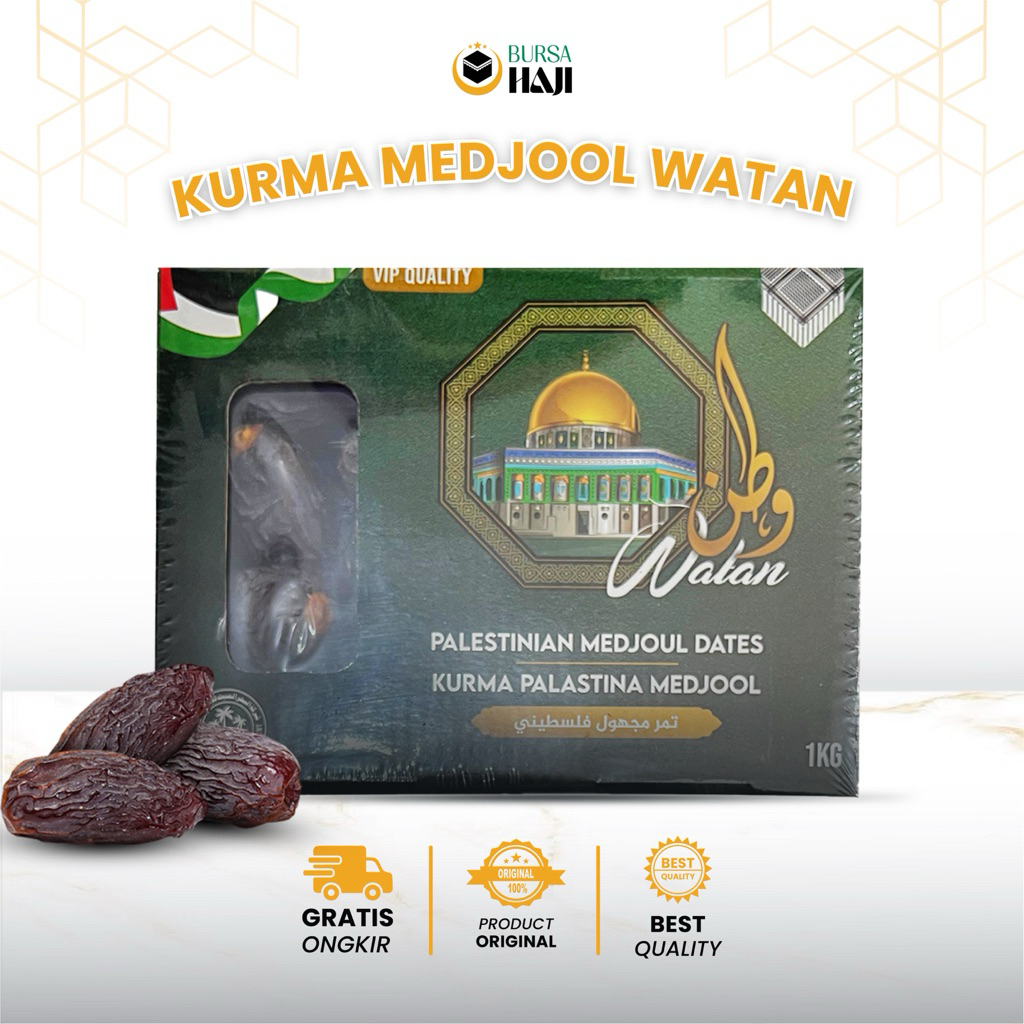 

KURMA MEDJOOL Watan Premium Palestin 1 KG King Dates