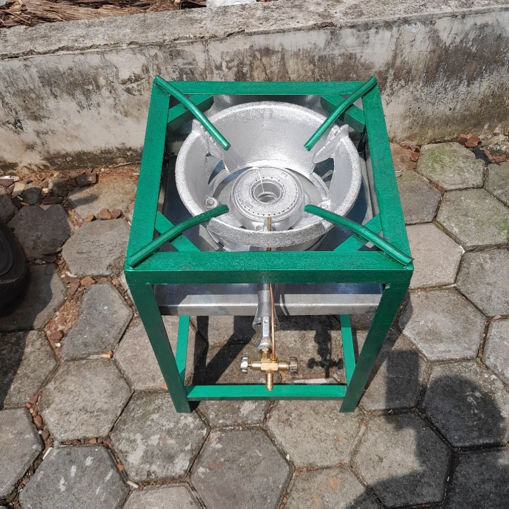 Kompor Gaas Api Besar /Tekanan Tinggi / SR 5E /SUN RISE BRAND / Rangka ukuran 40×40×60