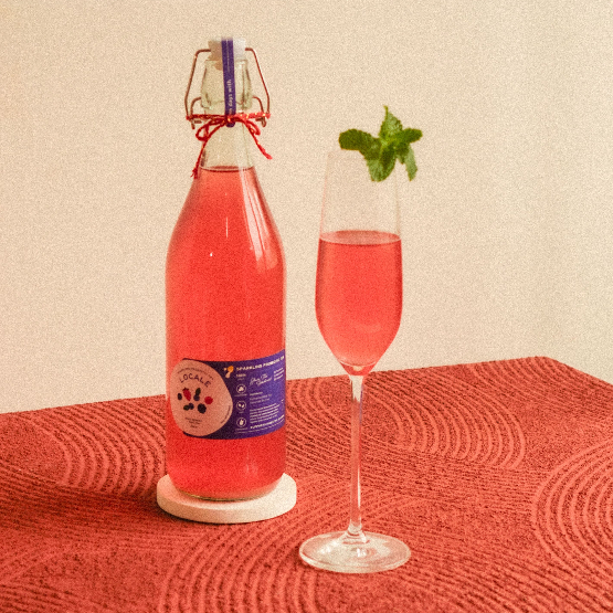 

1 Liter Seven Kombucha (Black, Green, and Mint Tea Base)