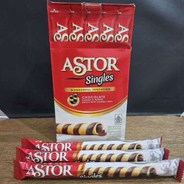 

Sehati Snack - Astor Wafer Stick Singles Extra 15.5GR | Camilan 1pack(21pcs)
