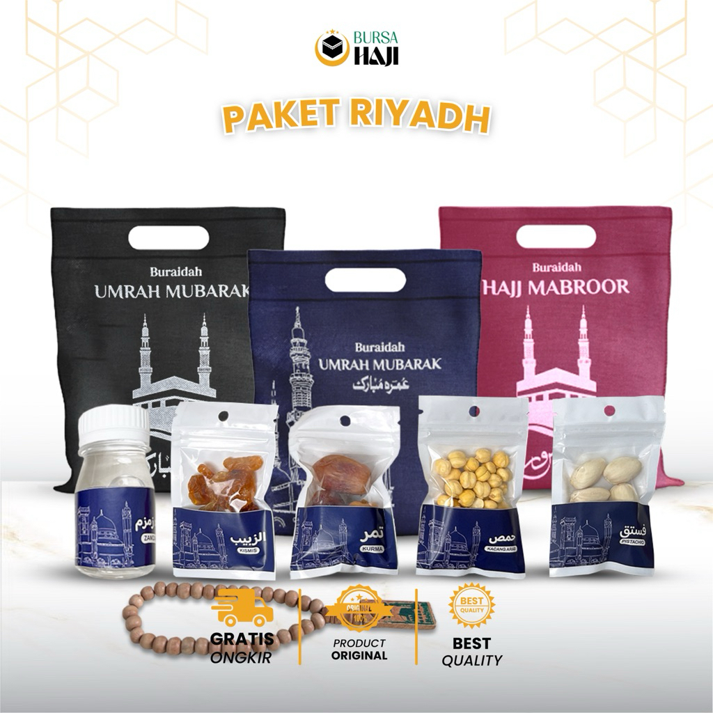 

Paket Riyadh Gift Tas Jinjing Spunbond Turki Oleh Oleh Haji Dan Umroh Premium Hampers Snack Khas Arab