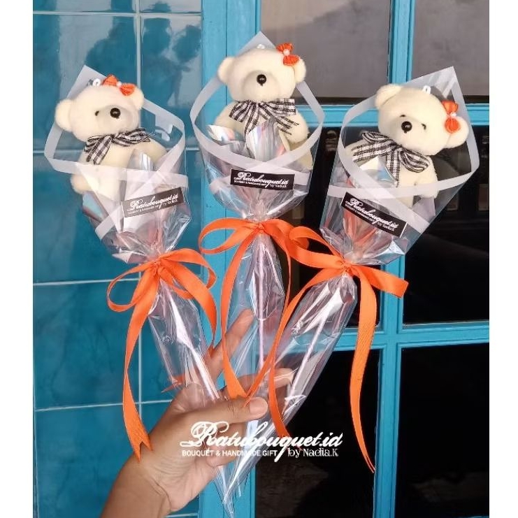 BUKET BONEKA WISUDA MINI/ BUKET MURAH/ BUKET LUCU/ KADO WISUDA/ KADO WISUDA ANAK TK/ BUKET MURAH/ KA