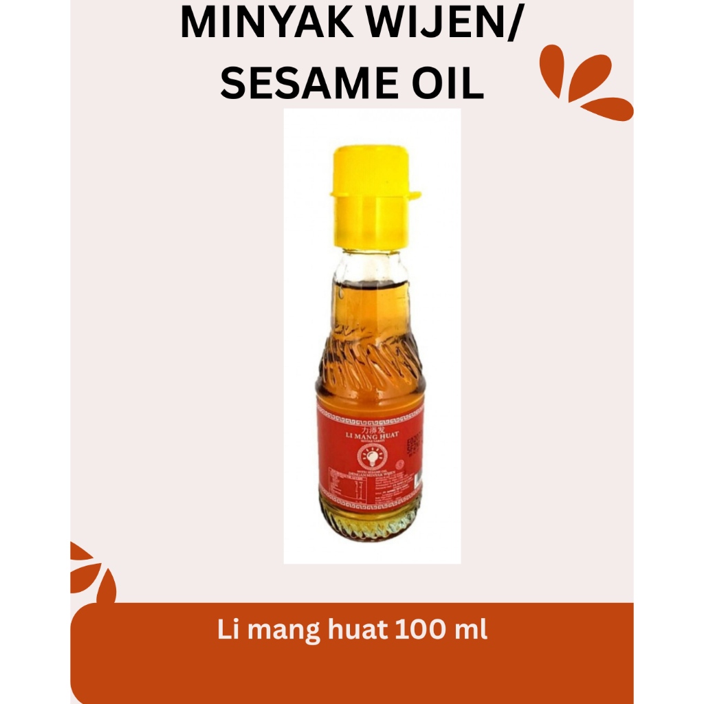

minyak wijen SESAME OIL LI MANG HUAT 100 ML halal