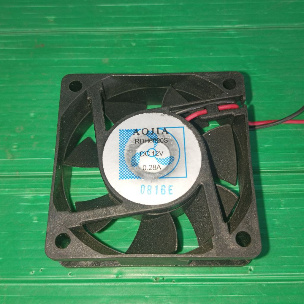KIPAS DC 6X6 12V 0,28A TEBAL 2CM