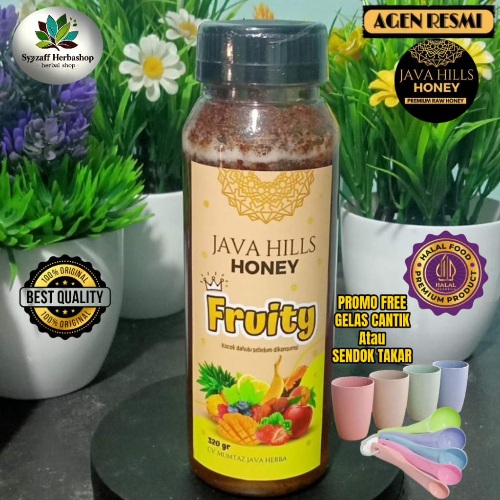 

MADU FRUITY BUAH SEHAT Java Hills Honey 320gr / Produk Original
