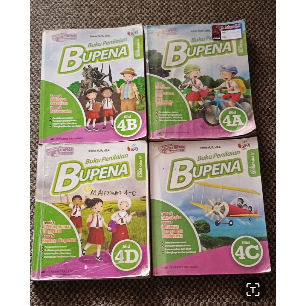 Bupena kelas 4 Erlangga