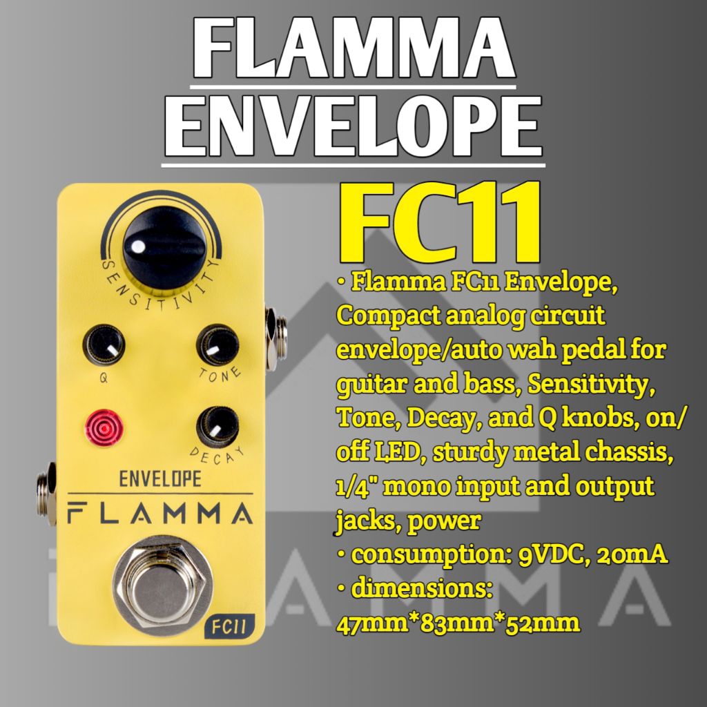 EFEK GITAR FLAMMA ENVELOPE FC11 EFEK AUTO WAH