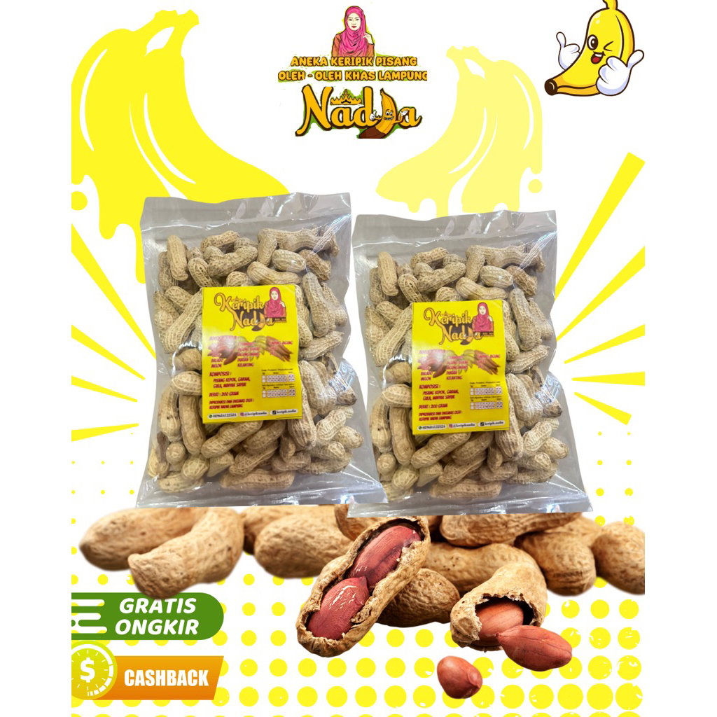 

kacang kulit renyah | Keripik Nadia