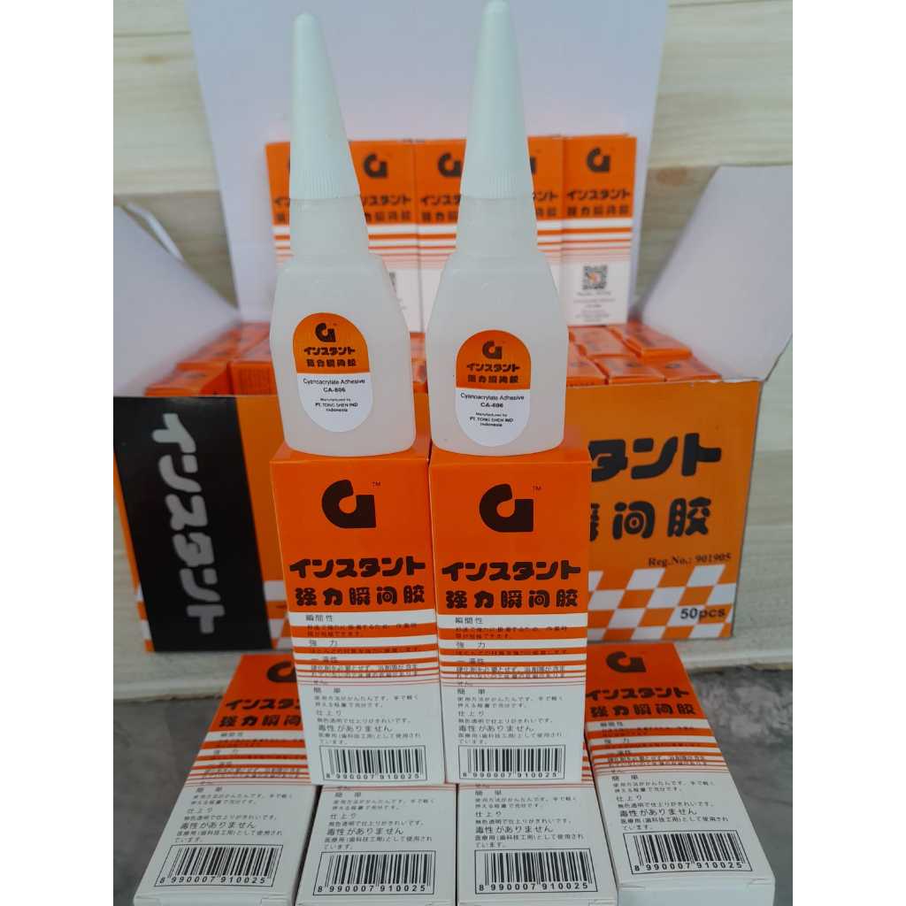 

Lem Korea G / Lem Setan / Lem Power Glue Korea Super Rekat/Nempel ISI Kemasan 50pc (1BOX)