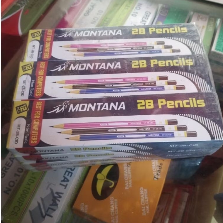 

PENSIL 2B MONTANA PERGROS:12 PACK(144PCS)