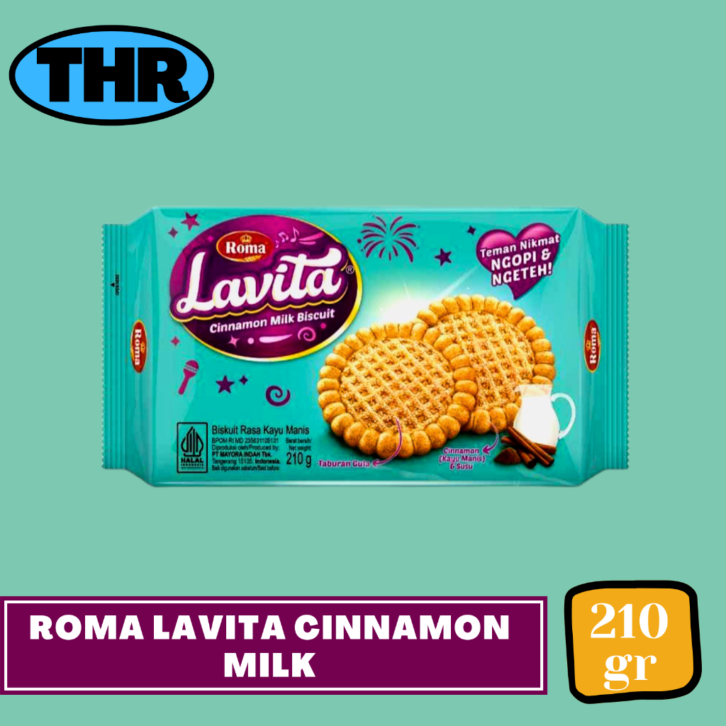 

Roma Biskuit Lavita Cinnamon Milk 210gr
