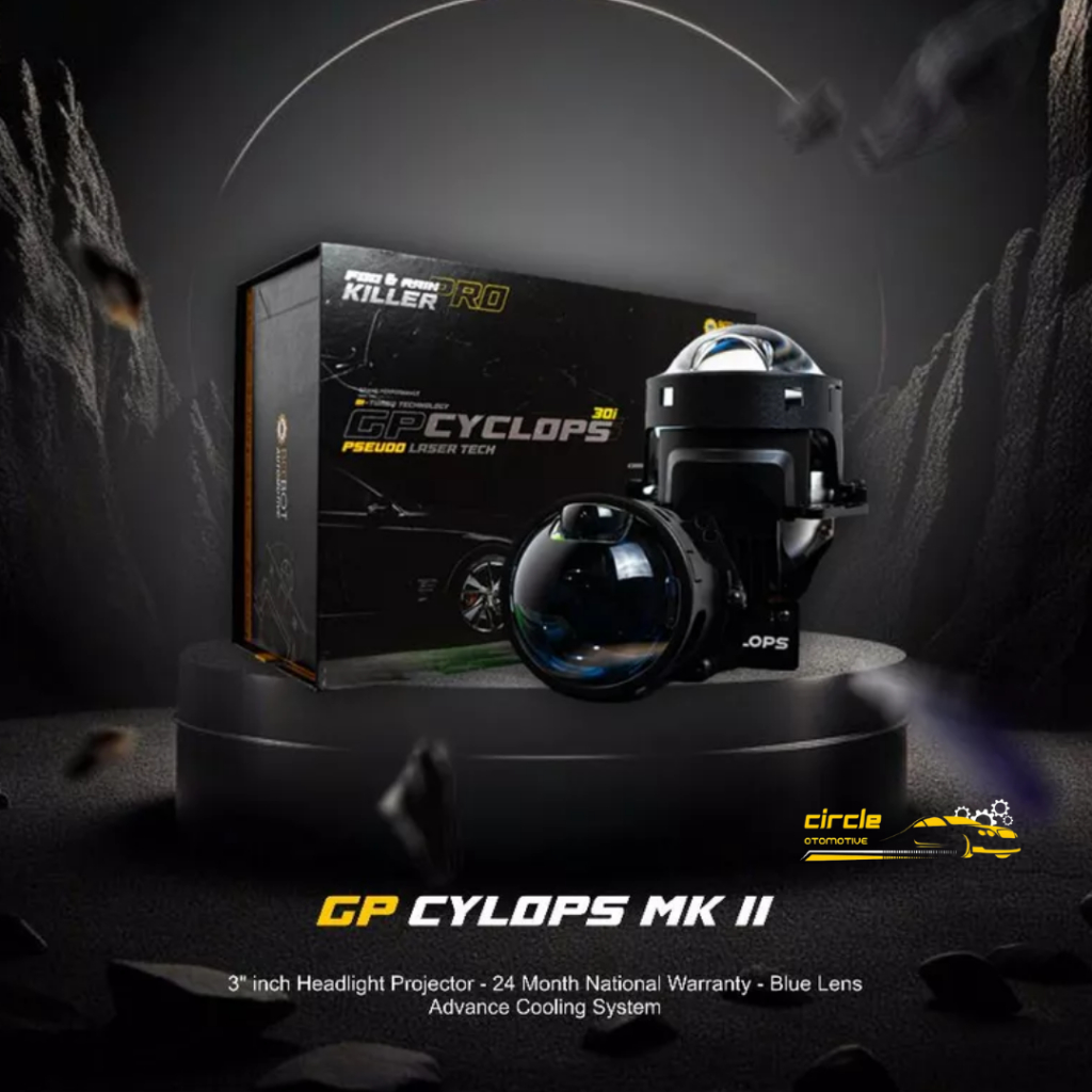 BEEBOT BILED HEADLAMP PROJECTOR 3 INCH - GP CYCLOPS MK II 98-105 WATT