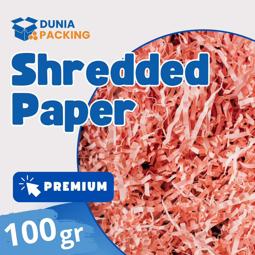 

Kertas Cacah Hampers 100 Gram | Shredded Paper | Kertas Serut Untuk Packing Hampers [2 PCS x 50 Gr]