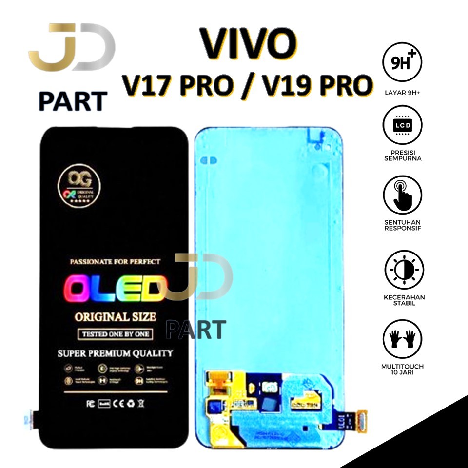 LCD TOUCHSCREEN VIVO V17 PRO / V19 PRO BLACK ORI OG COMPLITE FULLSET
