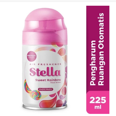 Stella Matic Refill Premium Sweet Rainbow 225ml - Refill Pengharum Ruangan Otomatis