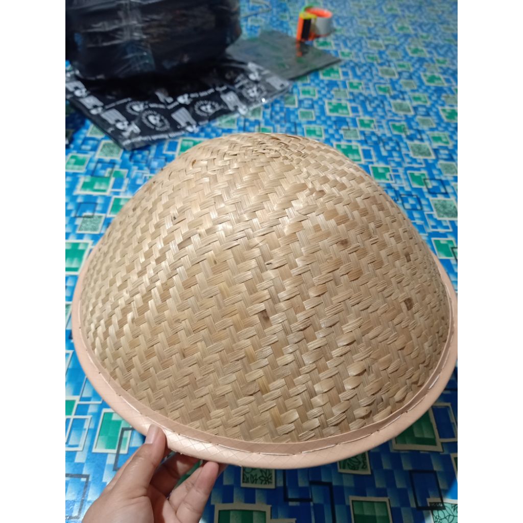 Caping Bambu 35CM Caping Unyil Caping Dewasa Dan Anak-Anak