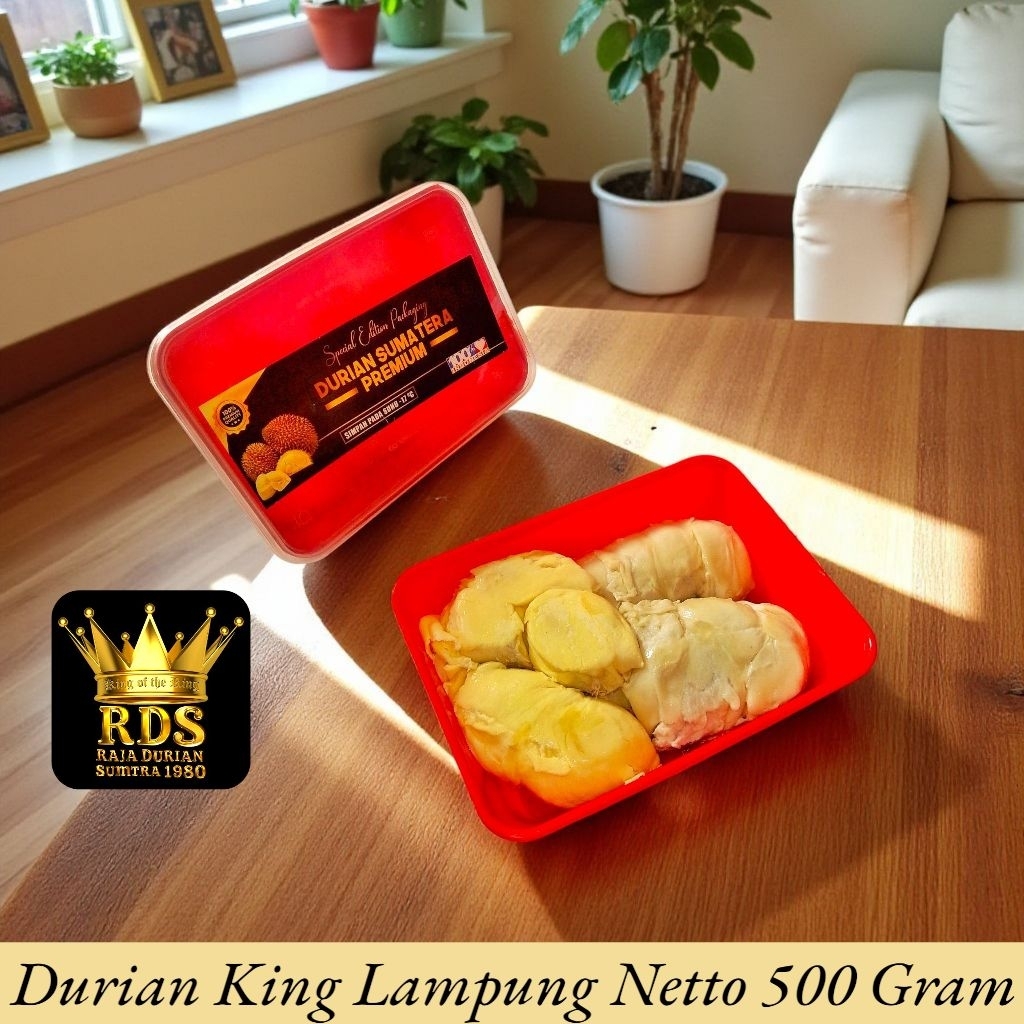 

Durian King Lokal Lampung Premium || Durian Sumatera Selatan frozen Netto 500 Gram