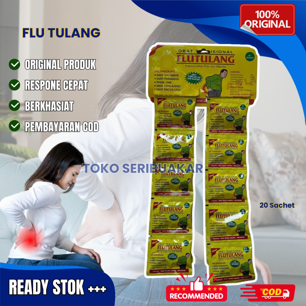 

Kapsul Flu Tulang Renceng 20 Sachet Original
