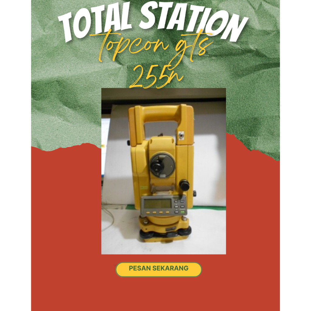 Total Station Topcon GTS 255N Second / Total Station Topcon GTS 255