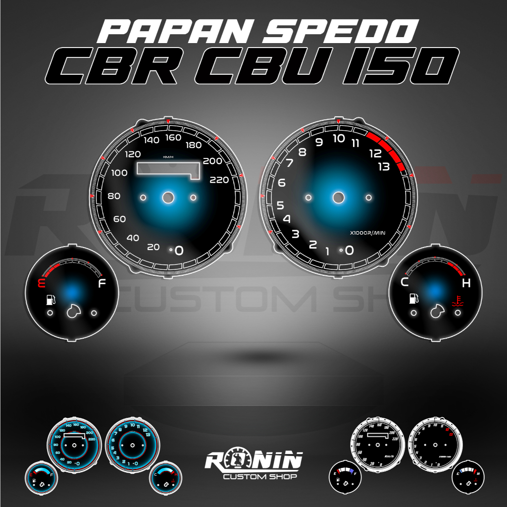 BISA CUSTOM PAPAN SPIDO PANEL SPEEDOMETER PAPAN SPEDO CBR CBU 150