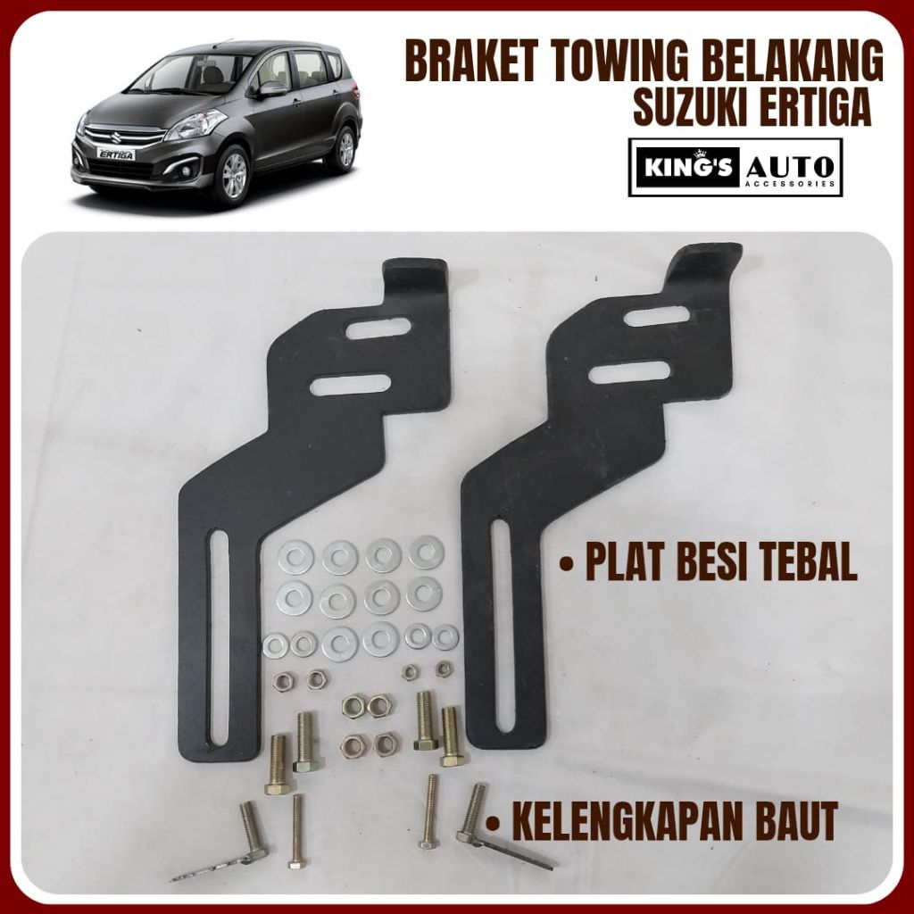 Braket Towing Belakang + Baut Penyangga Towing Belakang SUZUKI ERTIGA 2012 - 2017