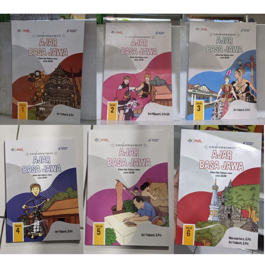 BUKU TEKS MULOK JOGJA SD/MI | AJAR BASA JAWA UNTUK SD/M KELAS 1 2 3 4 5 6 (KURIKULUM MERDEKA)