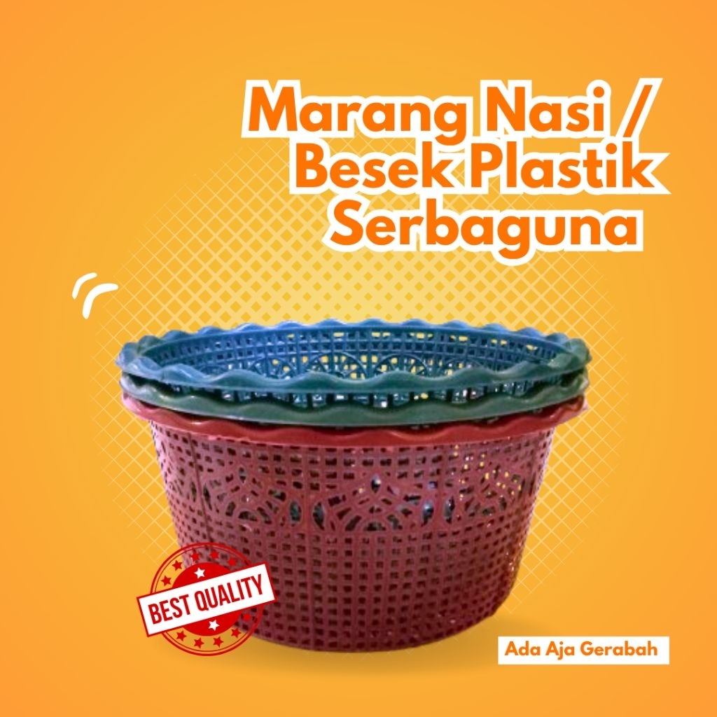 Besek Plastik Hajatan / Marang Anyaman – Wadah Nasi Berkat, Marang Slametan, Marang Plastik Serbagun