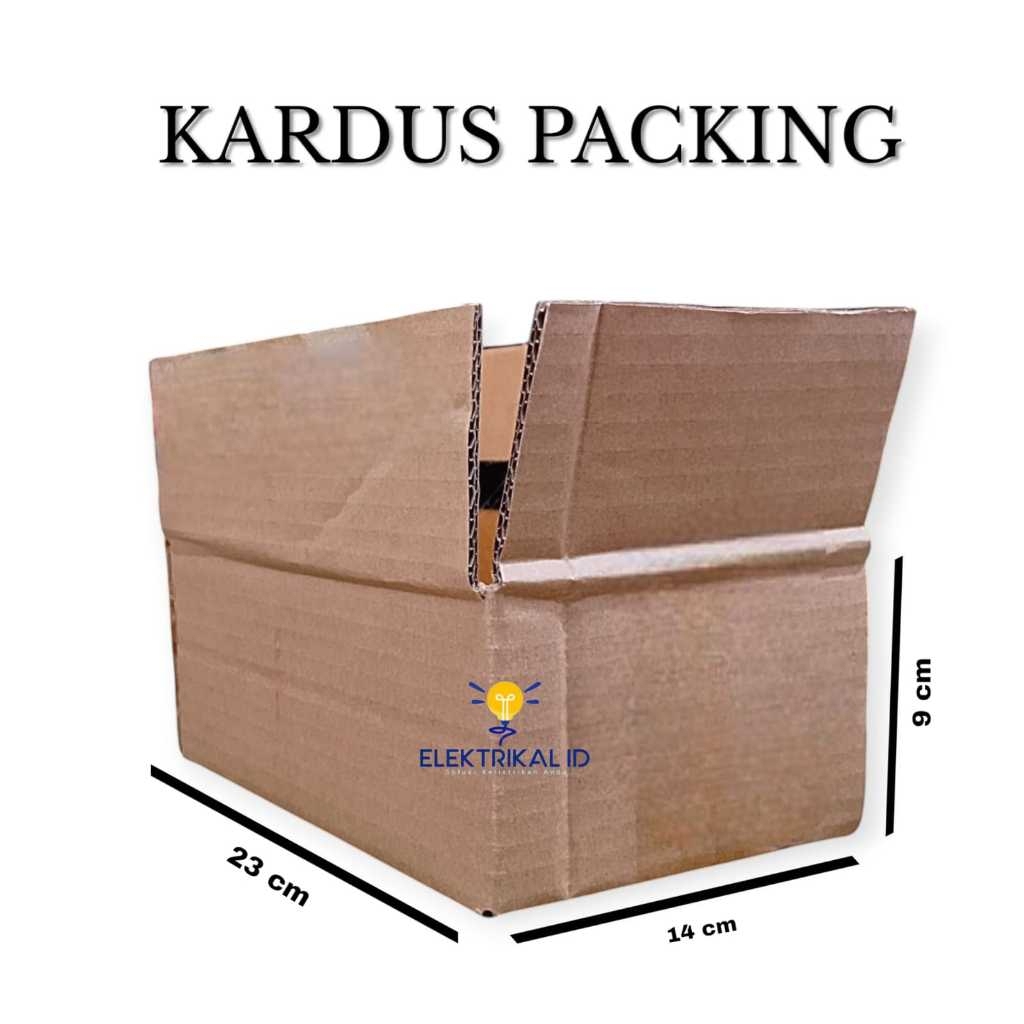 

Kardus / Karton Box Packing Polos 23x14x9 cm Tebal MINIMAL CEKOUT 10PCS