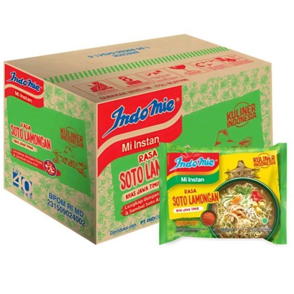 

10 Pcs - Indomie Instan Rasa Lamongan 80 gr
