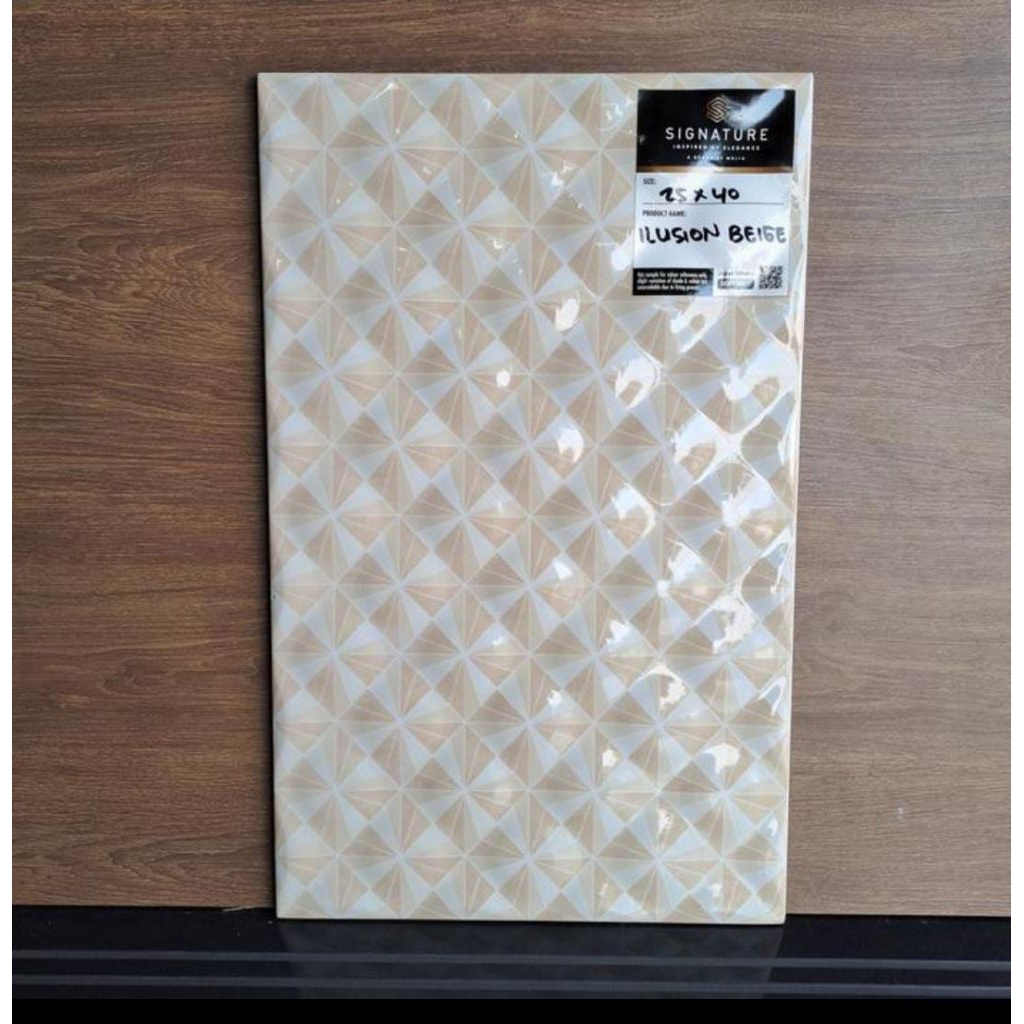 keramik dinding mulia 25x40 ilusion beige