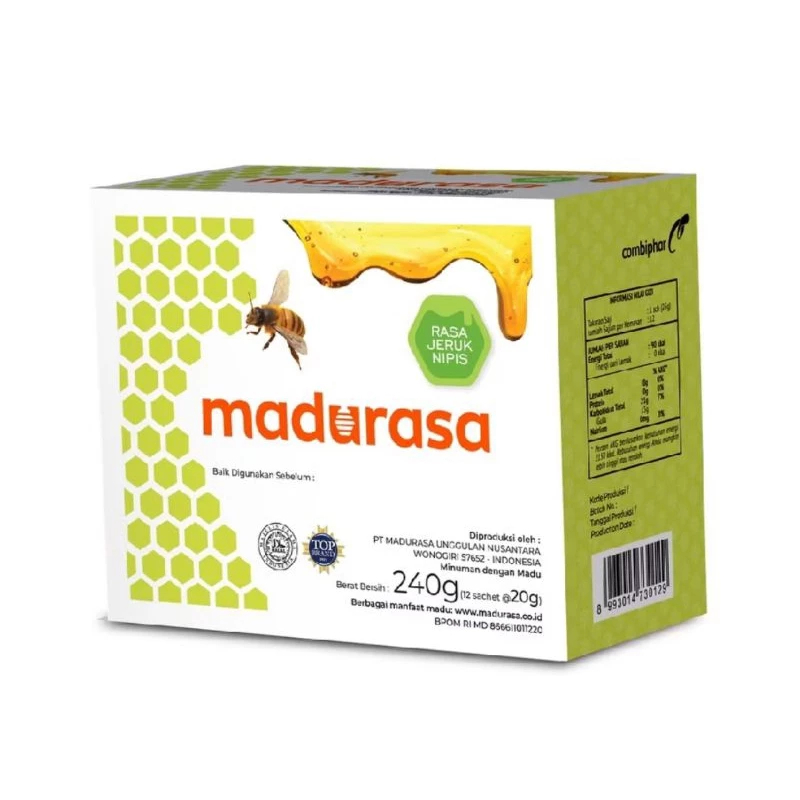 

Madurasa Jeruk Nipis 20gr ( 1 box : 12 sachet )