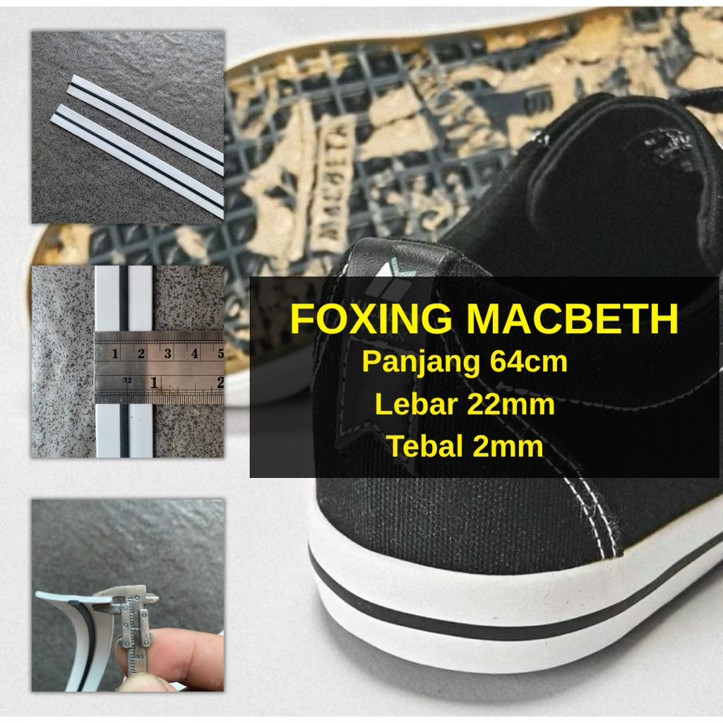 

Foxing Macb3th lebar 22mm panjang 64cm tebal 2mm