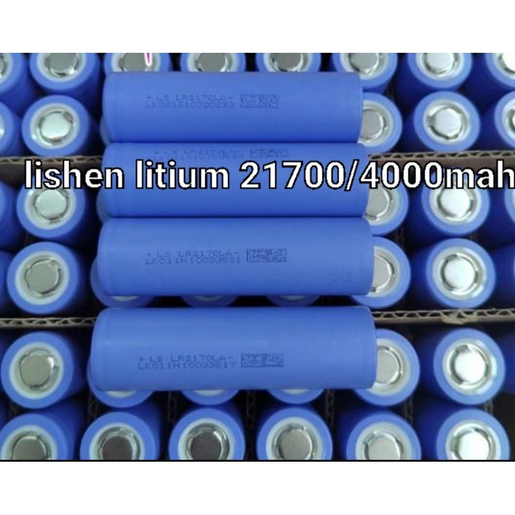 battery 21700 Lishen ORI 4000mah rechargable batre baterai power 4000
