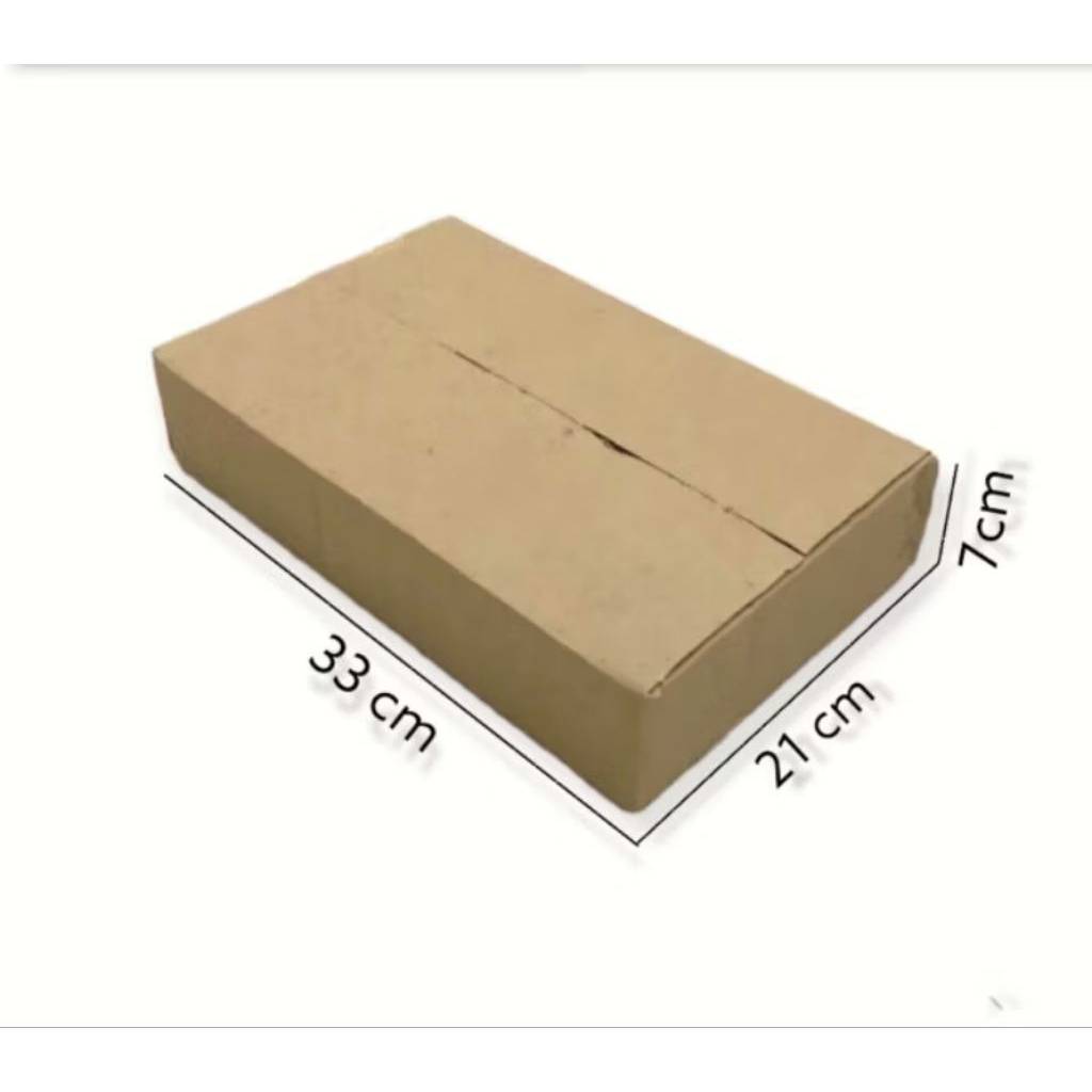 

Kardus/Karton/Box Uk. 33x21x7 cm... single wall model indomie