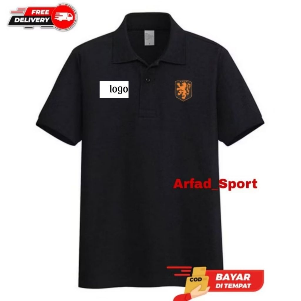 KAOS POLO SHIRT DISTRO BOLA NETHERLANDS NETHERLAND BELANDA PIALA DUNIA 2022