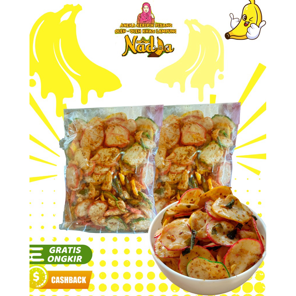 

Kerupuk seblak bantet 135 Gram | keripik Nadia