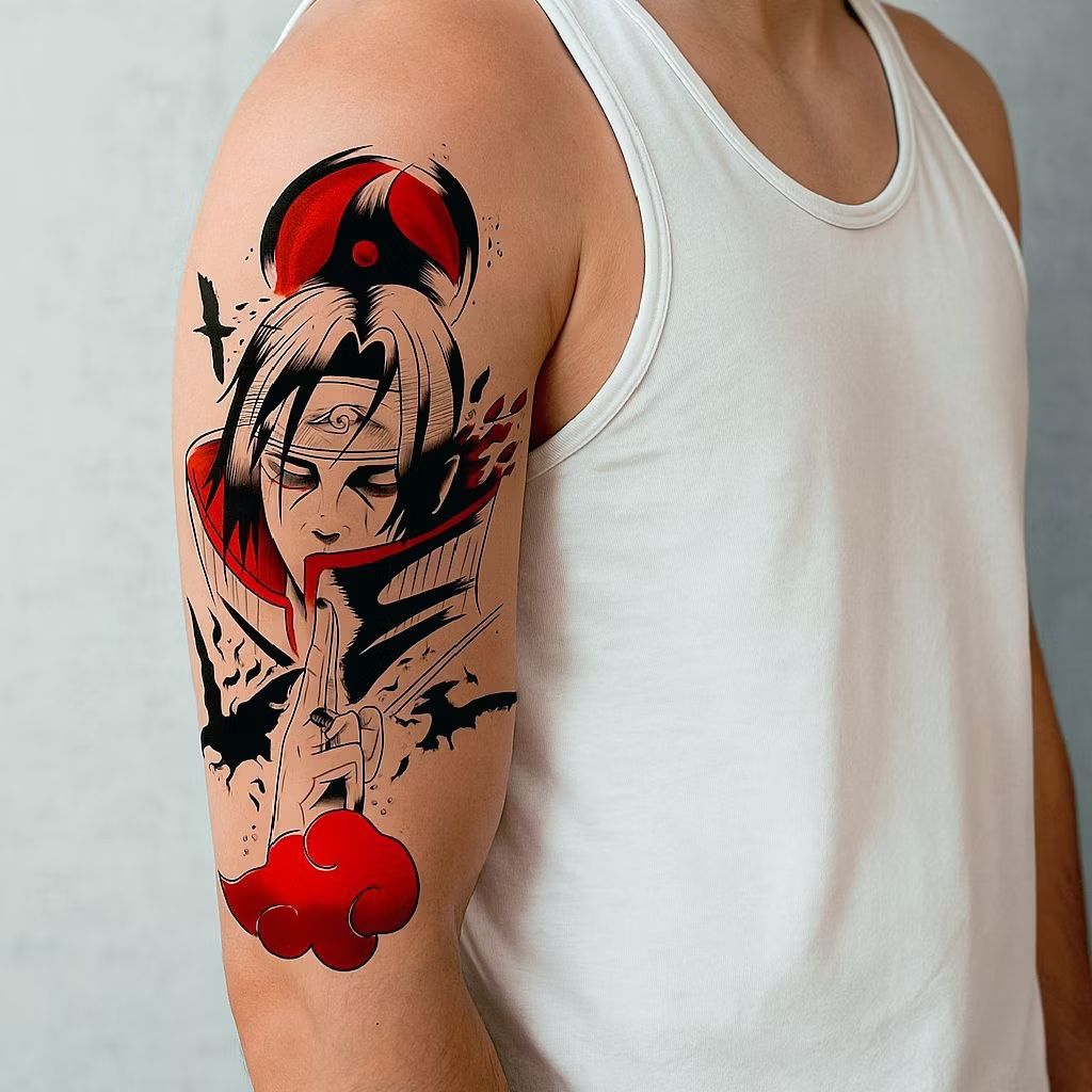 tatto temporer itachi tahan lama 3D