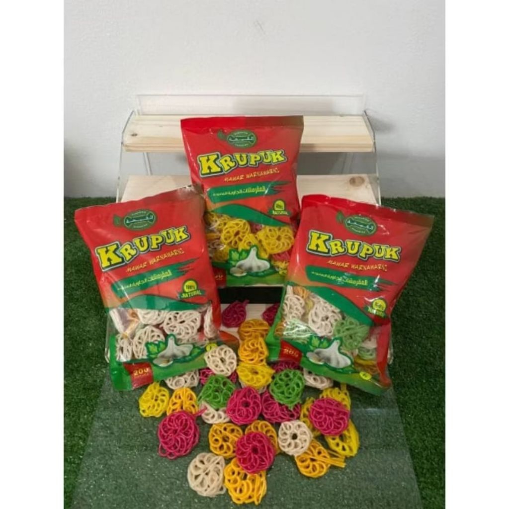 

Krupuk Bawang warna Warni Bunga