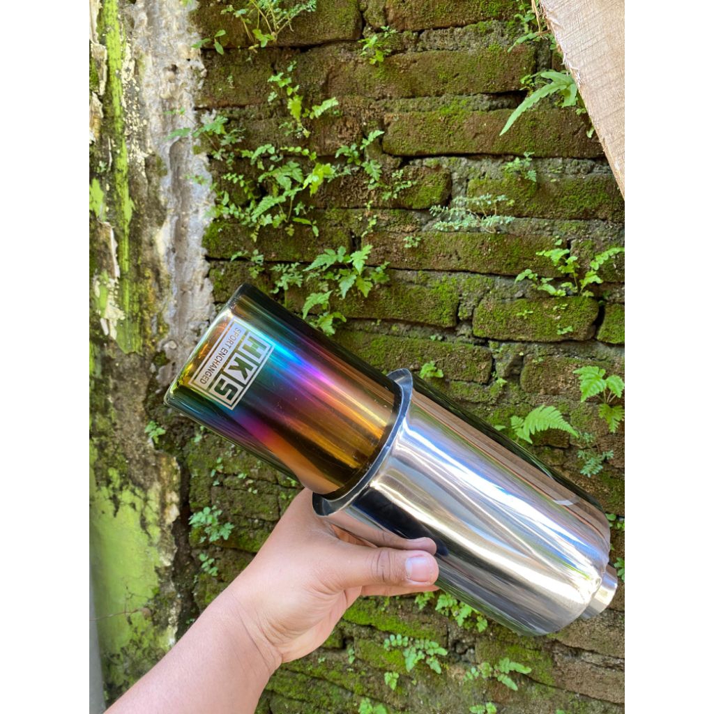 knalpot muffler tailpipe type hks sedet cocok buat mobil bensin/solar (diesel)