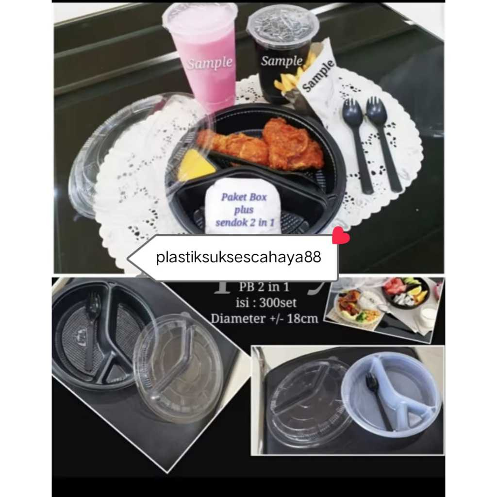 Mika Bento Bulat / Mika Bento Bulat Sekat 3