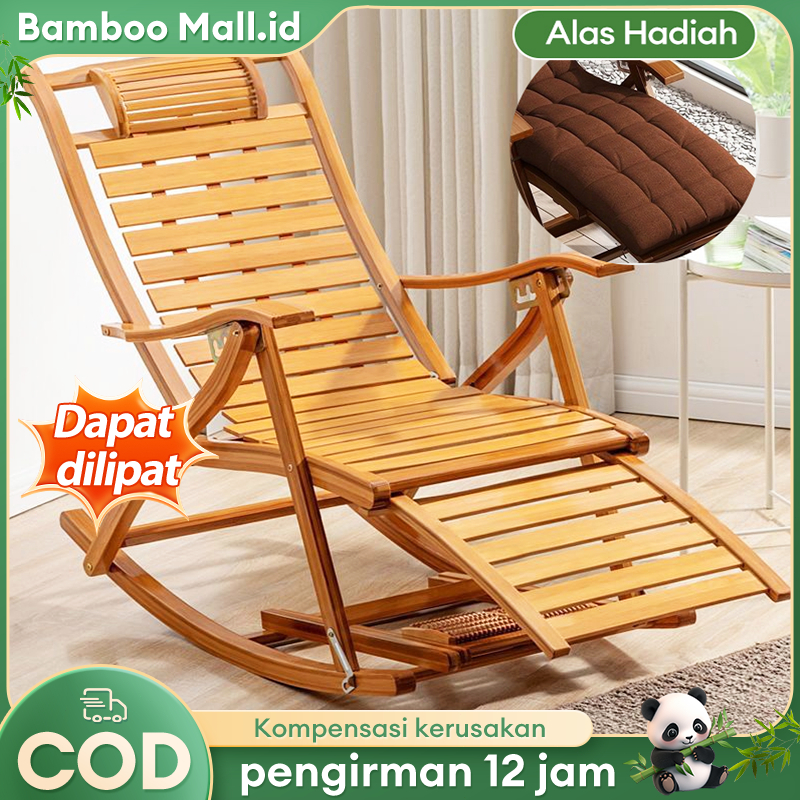 Kursi goyang/kursi bambu/Kursi multifungsi/Kursi lipat/Sehat dan bebas formaldehida