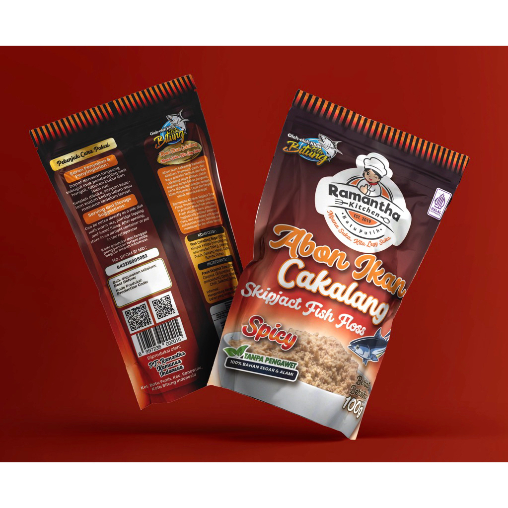 

RAMANTHA ABON CAKALANG KHAS MANADO VARIAN PEDAS 100g
