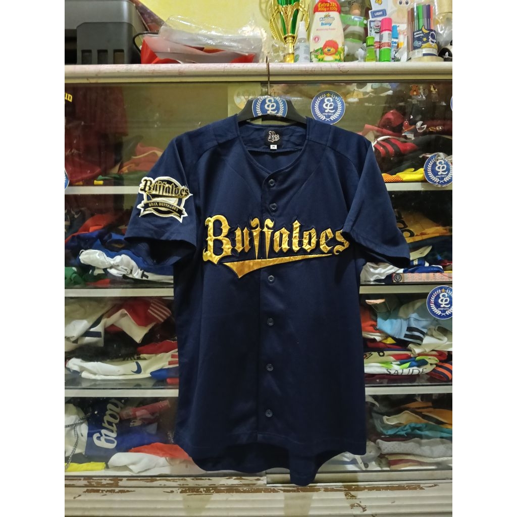 jersey baseball Orix Buffalloes home 2010 20112 Original bordir
