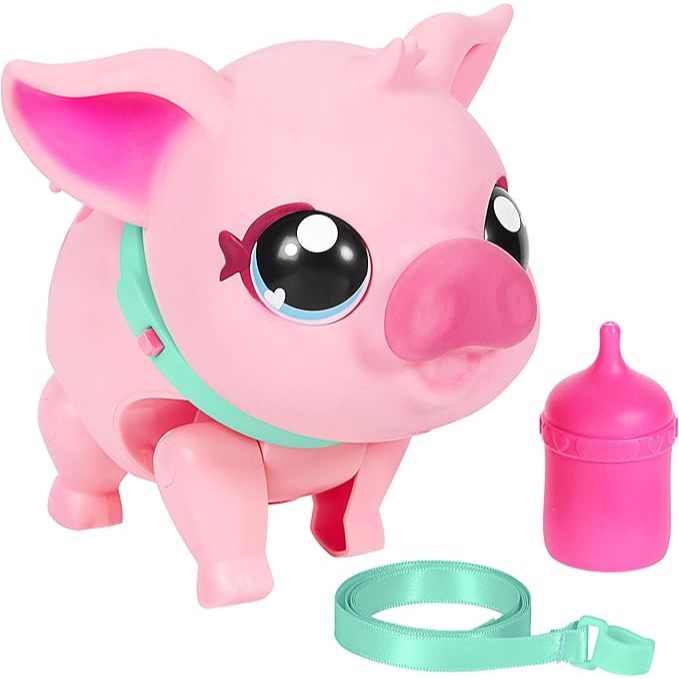 Little Live Pets My Pet Piggly The Toy Pig, Interactive Walking Pig Toy