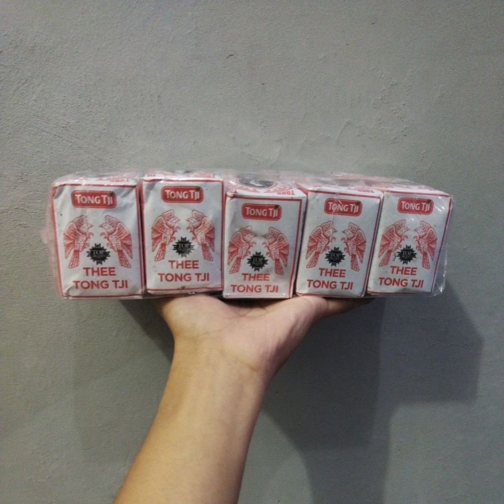 

1 Slop/Press - 10pcs Teh Tong Tji Jasmine Merah 40gr Tabur Tubruk Teh Wangi Khas Solo