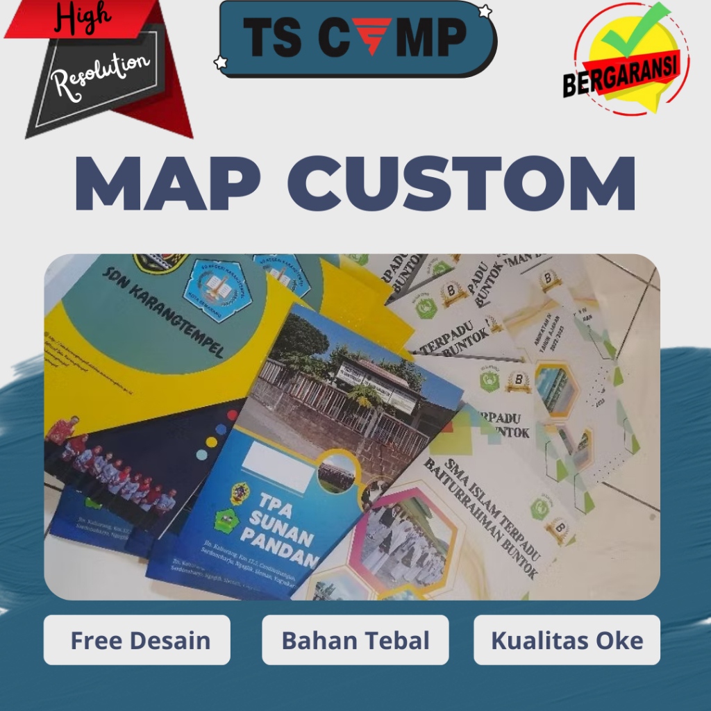 

Map Folder F4 A4 / Map Sekolah, Kantor Map Custom