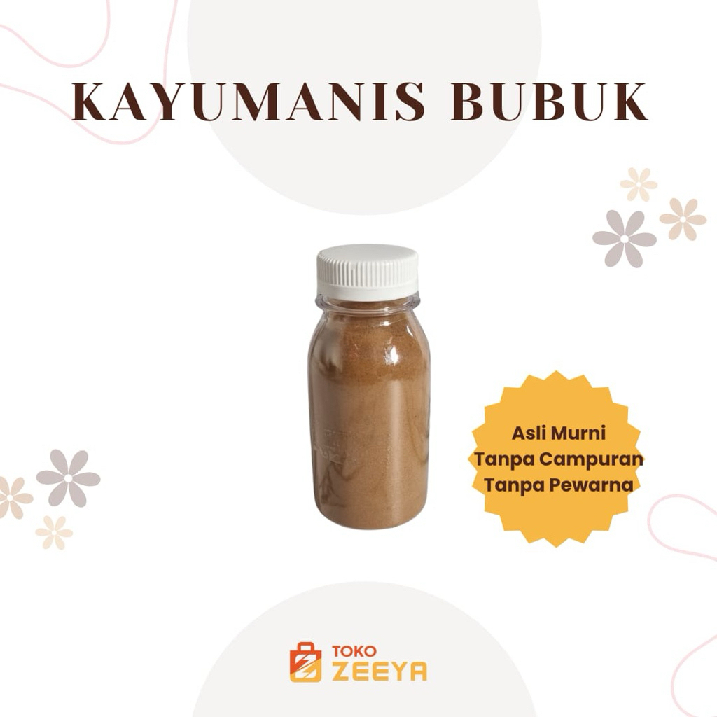 

Bubuk Kayu Manis Alami Cinnamon Powder