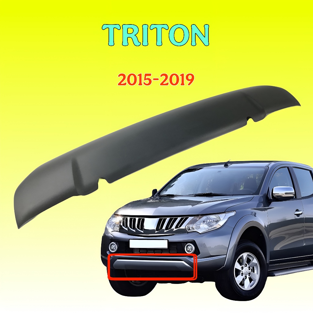 LIST BUMPER DEPAN STRADA TRITON 2015 2016 2017 2018 2019 BEMPER